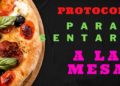 Protocolo para sentarse a la mesa