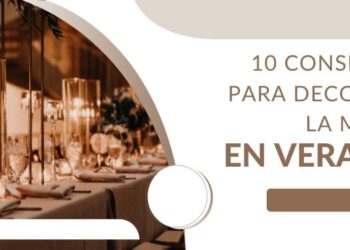 decorar la mesa en verano